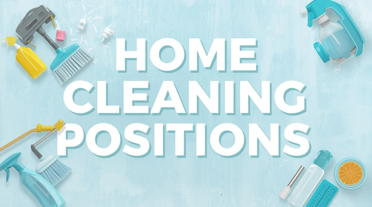 Home cleaning positions