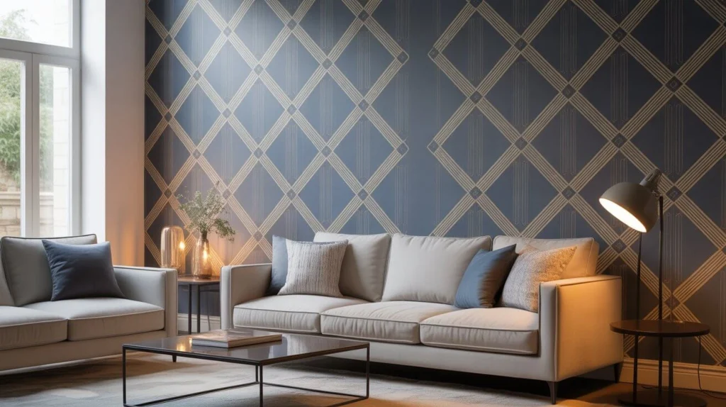 Living room wallpaper decor 3 Living room wallpaper decor