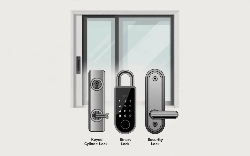 Sliding Glass Door Locks 2 Sliding Glass Door Locks