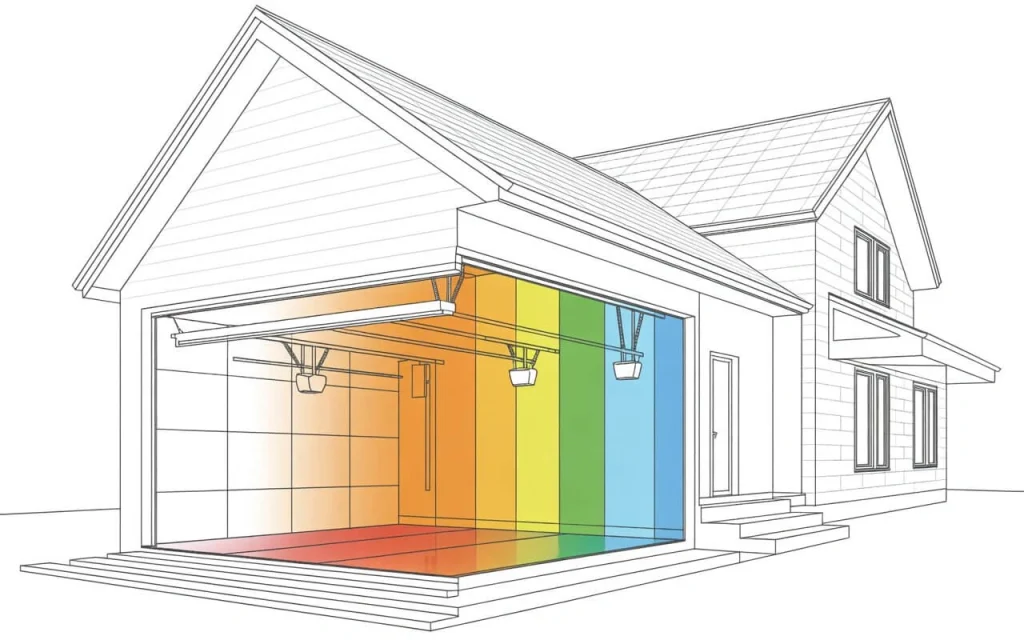 standard garage door height 