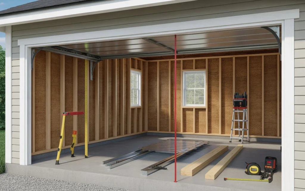 standard garage door height 