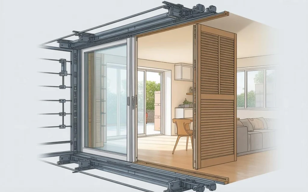 Shutter for Sliding Glass Door 2 Shutter for Sliding Glass Door